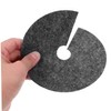 Abaodam 20pcs Ruderal Barrier Grass Control Fabric Mats Non Woven