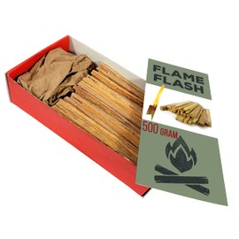 SWISSINNO Flame Flash Natural Kindling - The Natural + Eco-Friendly Lighting Aid for Ovens, Grills, Fireplaces, Campfires, 500g