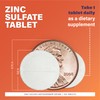 Rugby Zinc Sulfate 220 mg Tablets - Made with Zinc