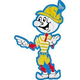 American Collectibles Reddy Kilowatt Plasma Cut Metal Sign