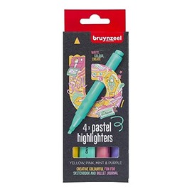 Bruynzeel Pastel Highlighters 4-Piece Set