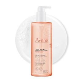AVENE, Xeracalm Nutrition gel limpiador para rostro y cuerpo, piel seca y sensible, sin jabón ni perfume, 500ml                                       