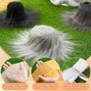 LQSMBDTY 6 Pieces of Faux Fur Fabric, 6 Pieces of