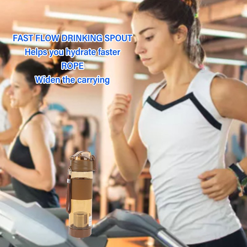 Hydrogen Water Bottle 304 Stainless Steel Alkaline Filter Leak Proof