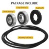 GOLKNHA Front Load Washer Tub Bearings and Seal Kit Fit