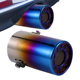 Stainless Steel Exhaust Tip | 2.5inch Muffler Tip Tailpipe Stainless Steel Exhaust Tip - Rustproof Tail Throat Straight Modification Supplies for Trucks & Car