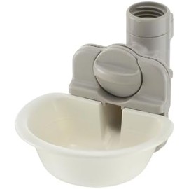 (Richell) Plato de Agua para Gatos, Color Blanco