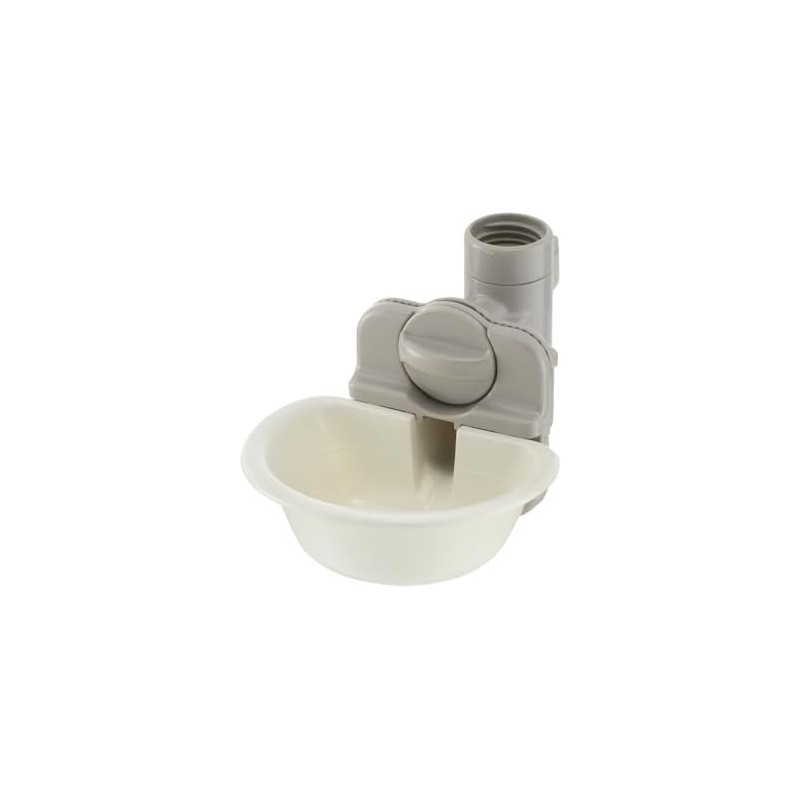 (Richell) Plato de Agua para Gatos, Color Blanco