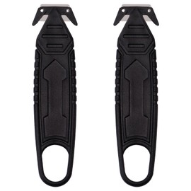 NIGNYA Cardboard Cutter Set of 2 Cutters Letter Cutter for Unpacking Black