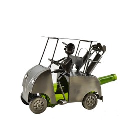 WINE BODIES Golf Cart Wine Bottle Holder, Charcoal