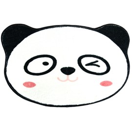 GDOMI Unique Animal Design Bathroom Mat, Non-Slip Rugs Suitable for Bathroom, Kids Bedroom, Living Room, Cute Panda Rugs for Children