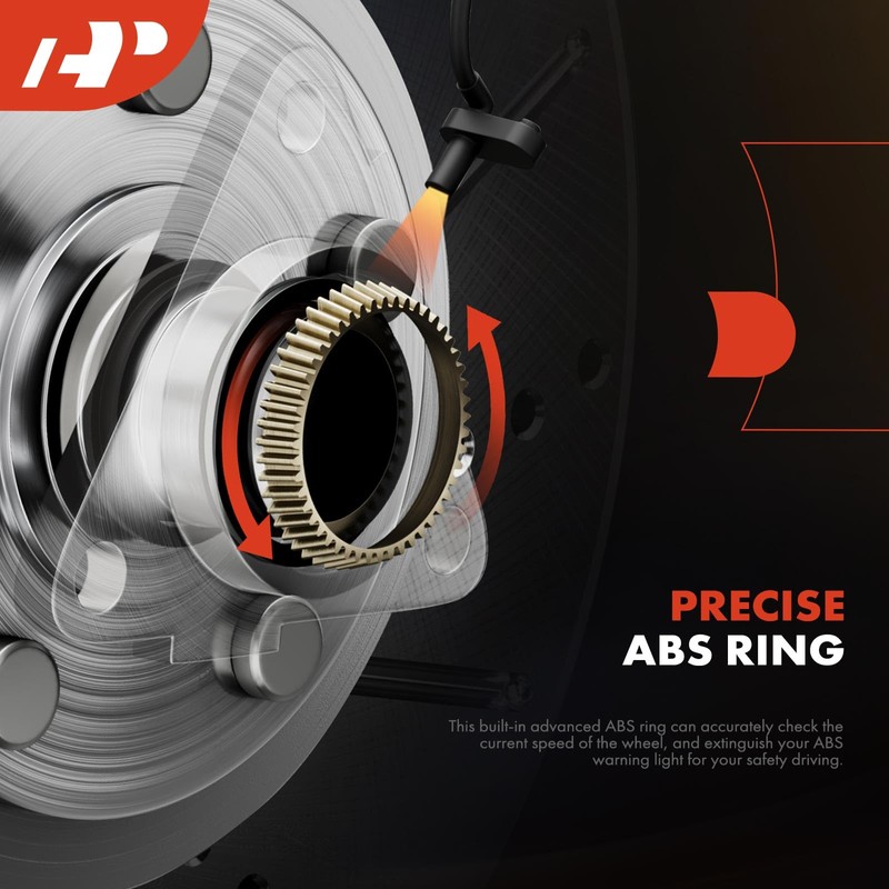 A-Premium 2 x Rear Wheel Bearing and Hub Assembly with