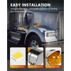 ASNOO Amber Single Face 17 LED Watermelon Turn Signal Pedestal