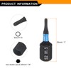 sourcing map 2pcs H1.5 Hex Screwdriver Bit 1/4" Hex Shank
