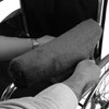 Funda para reposabrazos de silla de ruedas, 14 pulgadas, transpirable,