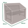 KCT Weatherproof Outdoor Garden Bench Cover - 3 Seater