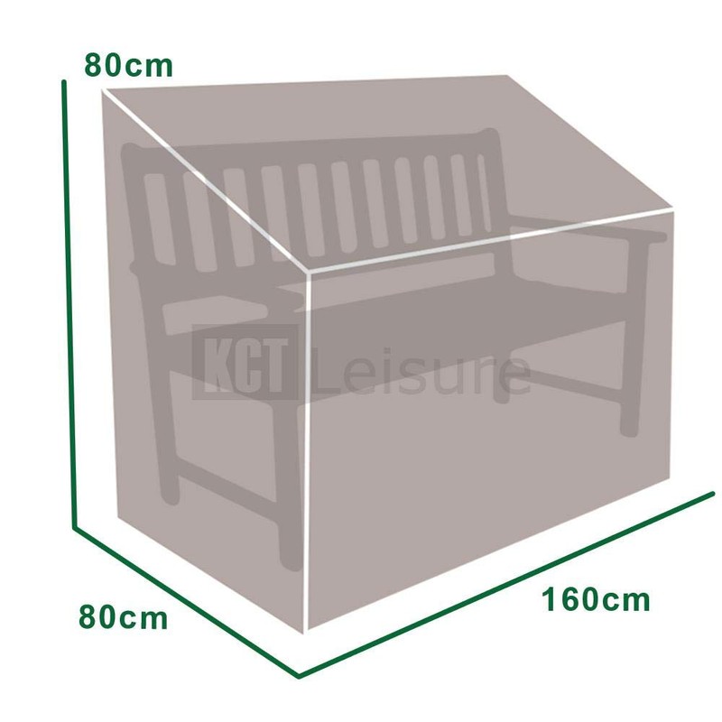 KCT Weatherproof Outdoor Garden Bench Cover - 3 Seater