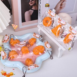 Mini Food Mochi Squishy Toys, Mochi Squishy Toys for Party Bags, Small Kawaii Soft Fidget Toy Party Bag Fillers for Kids Girls Party Favours Birthday Gifts, Christmas Surprise Filler Gift