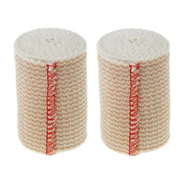 Dealmed 3" Elastic Bandage Wrap with Self-Closure – 2 Elastic Bandages, 5 Yards Stretched Compression Bandage Wrap, Wound Care Product for First Aid Kit and Medical Facilities