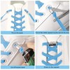 wlertcop No Tie Shoe Laces Elastic Shoelaces Elastic Lock Shoe