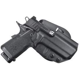 OWB Paddle Holster - Outside The Waistband fits Staccato CS (Black, Right)