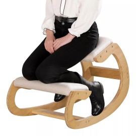 Predawn Ergonomic Kneeling Chair,Rocking Knee Chair Upright Posture Chair for...