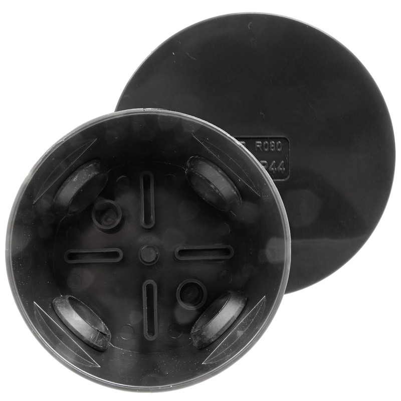 10 x Weatherproof Junction Box Outdoor Black - 80x40mm Round