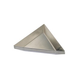 6 Pcs Bead Sorting Trays Triangle Aluminum