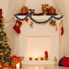 LOKIPA 10M Chunky Christmas Tinsel Garland with for Christmas Tree