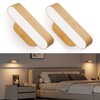 Hensam Battery Operated Wall Sconces, Wireless LED Wall Sconce Set