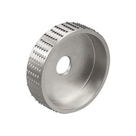 Szliyands Wood Carving disc,Grinder Wood Tungsten Carbide Grinding Wheel Grinder Shaping Disc Bore Wood Sanding Carving Tool Woodworking Angle Grinder Attachment (Silver)