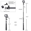 Smatree Q3S Telescoping Selfie Stick with Tripod Stand for GoPro