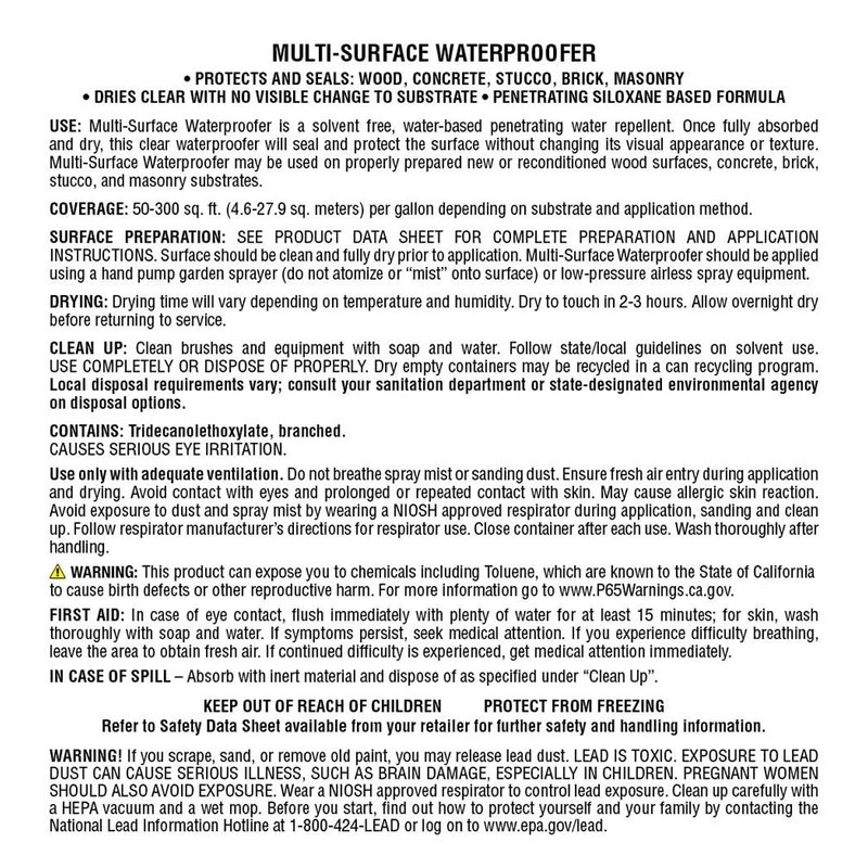 Multi-Surface Waterproofer