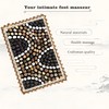 Acupressure Mat for Feet, Reflexology Foot Massager Pad with Pebbles