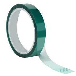 Misuyue Heat Resistant Tape, 15 mm x 33 m PET Tape, High Temp Tape, Insulation Tape for Sublimation, 3D Printers, Electronic Circuit Boards, No Residue Heat Protection Tape