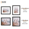 upsimples Picture Frames 8x10 Picture Frame, 3 Pack Black Photo