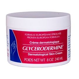 Glycerodermine Original Hydrating Skin Cream, Hand Feet and Body Moisturizer, with Glycerin (240mL)