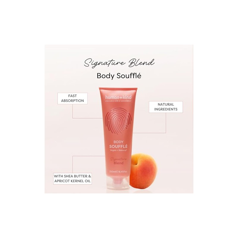 Human+Kind Signature Blend Body Souffle - Loción Corporal de Absorción