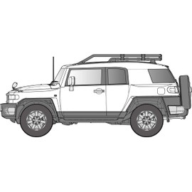 Fujimi Model NX-9EX-7 1/24 Car NEXT Series No. 9 EX-7 Toyota FJ Cruiser (No Color)