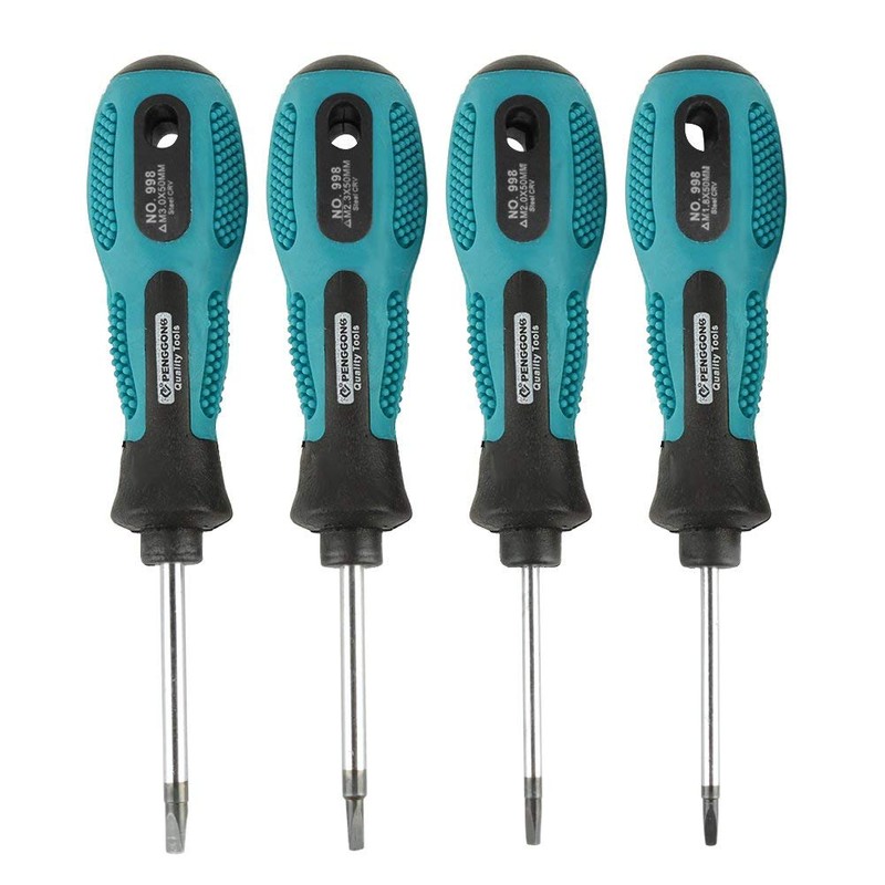 Triangle Screwdriver, 4 Pieces Triangle Head Screwdriver Set, Multifunctional Magnetic