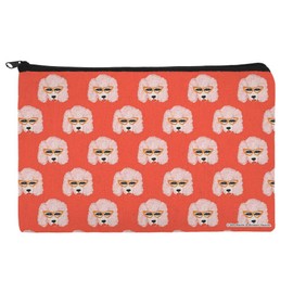 Cat Eye Poodles Makeup Cosmetic Bag Organizer Pouch