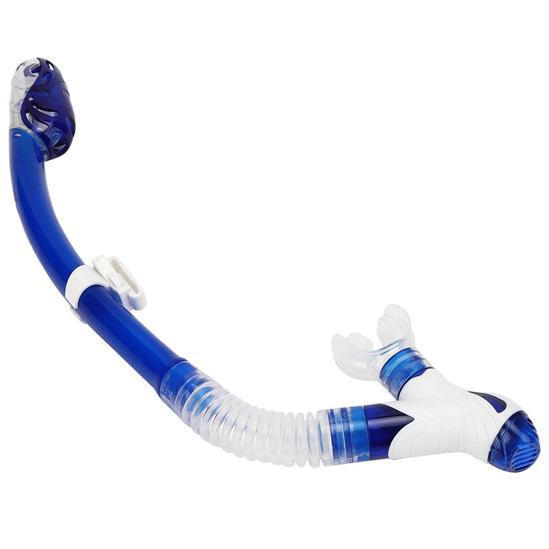 Whale Diving Breathing Tube Hose Professional Dry Underwater Snorkeling EquipmentBlue
