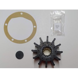 Raw Sea Water Pump Impeller Kit with lube Replaces Jabsco 17936-0001-P