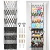 iHansee 5 Tier Stuffed Animal Storage Shelf Net, 17x61 Inch