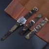 Onthelevel Camouflage Watch Band, 0.7 inch (18 mm), 0.8 inch