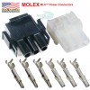 Molex 3-Pin Male & Female Wire Connect w/14-20 AWG, (3