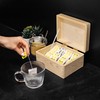 Creative Deco Wooden Box with Lid, 19.5 x 15 x
