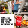 Wamoma Fire Suppression Blanket with Hooks - Waterproof, Oil-Resistant, Fiberglass