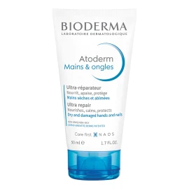 🤲🌸 Bioderma Atoderm | Crema Reparadora de Manos y Uñas – Hidratación, Suavidad y Protección 50 ml 💧✨