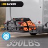 Nilight 32??26??4Inch RV Bumper Mounted Cargo Rack Carrier with Net